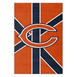 nfl chicago bears football team logo sport carpet area rug home decor gift cbw160