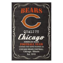 nfl chicago bears football team logo sport carpet area rug home decor gift cbw161