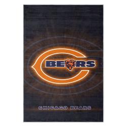 nfl chicago bears football team logo sport carpet area rug home decor gift cbw167