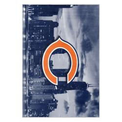 nfl chicago bears football team logo sport carpet area rug home decor gift cbw175