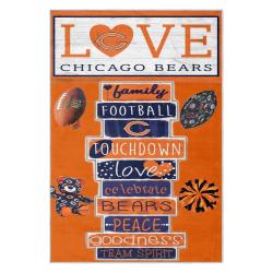 nfl chicago bears football team logo sport carpet area rug home decor gift cbw177