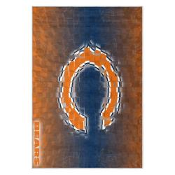 nfl chicago bears football team logo sport carpet area rug home decor gift cbw198