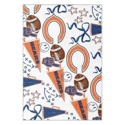nfl chicago bears football team logo sport carpet area rug home decor gift cbw207
