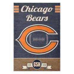 nfl chicago bears football team logo sport carpet area rug home decor gift cbw52
