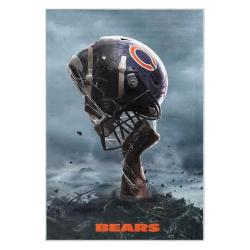nfl chicago bears football team logo sport carpet area rug home decor gift cbw57