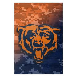 nfl chicago bears football team logo sport carpet area rug home decor gift cbw64