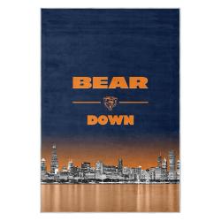 nfl chicago bears football team logo sport carpet area rug home decor gift cbw91