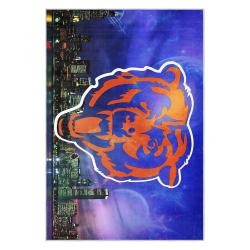 nfl chicago bears football team logo sport carpet area rug home decor gift cbw99