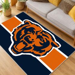 NFL Chicago Bears football Team Logo Sport Carpet Area Rug Home Decor Gift CBW106