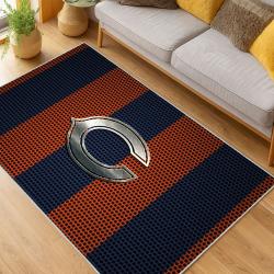 NFL Chicago Bears football Team Logo Sport Carpet Area Rug Home Decor Gift CBW107