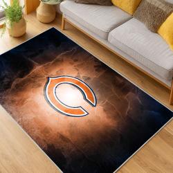 NFL Chicago Bears football Team Logo Sport Carpet Area Rug Home Decor Gift CBW110