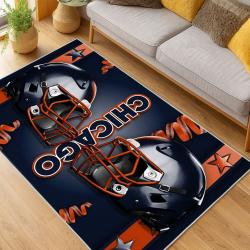 NFL Chicago Bears football Team Logo Sport Carpet Area Rug Home Decor Gift CBW111