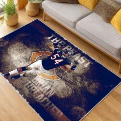 NFL Chicago Bears football Team Logo Sport Carpet Area Rug Home Decor Gift CBW112