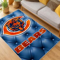 NFL Chicago Bears football Team Logo Sport Carpet Area Rug Home Decor Gift CBW123