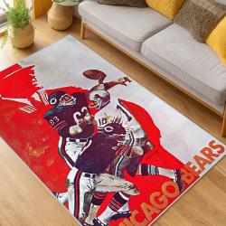 NFL Chicago Bears football Team Logo Sport Carpet Area Rug Home Decor Gift CBW125