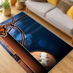 NFL Chicago Bears football Team Logo Sport Carpet Area Rug Home Decor Gift CBW131