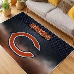 NFL Chicago Bears football Team Logo Sport Carpet Area Rug Home Decor Gift CBW134