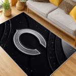 nfl chicago bears football team logo sport carpet area rug home decor living room cbw138