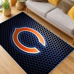 NFL Chicago Bears football Team Logo Sport Carpet Area Rug Home Decor Gift CBW144