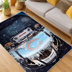 NFL Chicago Bears football Team Logo Sport Carpet Area Rug Home Decor Gift CBW145