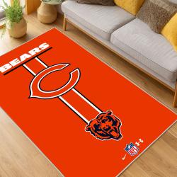 NFL Chicago Bears football Team Logo Sport Carpet Area Rug Home Decor Gift CBW149