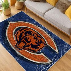 NFL Chicago Bears football Team Logo Sport Carpet Area Rug Home Decor Gift CBW150