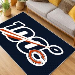 NFL Chicago Bears football Team Logo Sport Carpet Area Rug Home Decor Gift CBW151