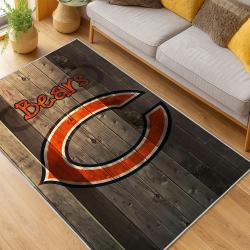 NFL Chicago Bears football Team Logo Sport Carpet Area Rug Home Decor Gift CBW159