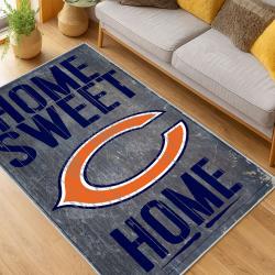 NFL Chicago Bears football Team Logo Sport Carpet Area Rug Home Decor Gift CBW163
