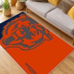 NFL Chicago Bears football Team Logo Sport Carpet Area Rug Home Decor Gift CBW171