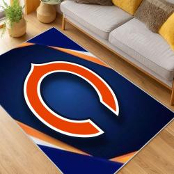 NFL Chicago Bears football Team Logo Sport Carpet Area Rug Home Decor Gift CBW172