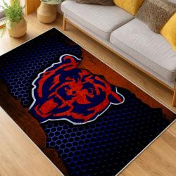 NFL Chicago Bears football Team Logo Sport Carpet Area Rug Home Decor Gift CBW174