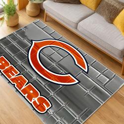 NFL Chicago Bears football Team Logo Sport Carpet Area Rug Home Decor Gift CBW178