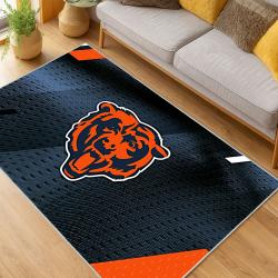 NFL Chicago Bears football Team Logo Sport Carpet Area Rug Home Decor Gift CBW179