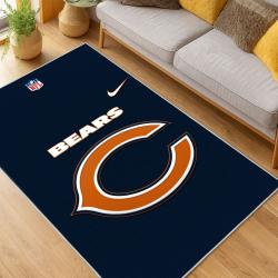 NFL Chicago Bears football Team Logo Sport Carpet Area Rug Home Decor Gift CBW180