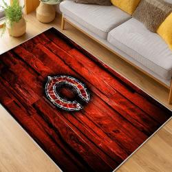NFL Chicago Bears football Team Logo Sport Carpet Area Rug Home Decor Gift CBW181