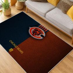 NFL Chicago Bears football Team Logo Sport Carpet Area Rug Home Decor Gift CBW183