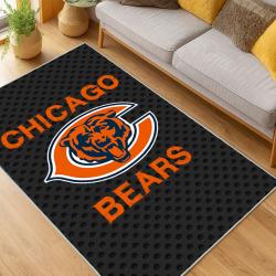 NFL Chicago Bears football Team Logo Sport Carpet Area Rug Home Decor Gift CBW203