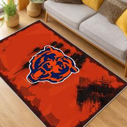 NFL Chicago Bears football Team Logo Sport Carpet Area Rug Home Decor Gift CBW213