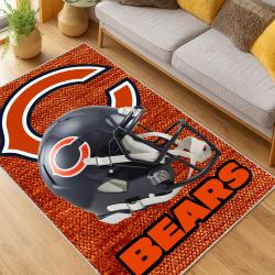 NFL Chicago Bears football Team Logo Sport Carpet Area Rug Home Decor Gift CBW46