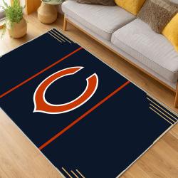 NFL Chicago Bears football Team Logo Sport Carpet Area Rug Home Decor Gift CBW51