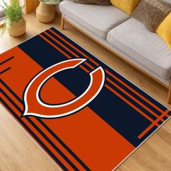 NFL Chicago Bears football Team Logo Sport Carpet Area Rug Home Decor Gift CBW60