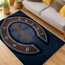 NFL Chicago Bears football Team Logo Sport Carpet Area Rug Home Decor Gift CBW62