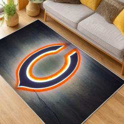 NFL Chicago Bears football Team Logo Sport Carpet Area Rug Home Decor Gift CBW68
