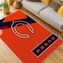 NFL Chicago Bears football Team Logo Sport Carpet Area Rug Home Decor Gift CBW69