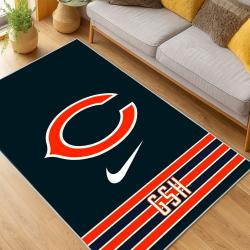 NFL Chicago Bears football Team Logo Sport Carpet Area Rug Home Decor Gift CBW75