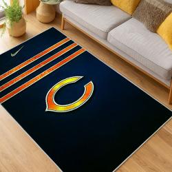 NFL Chicago Bears football Team Logo Sport Carpet Area Rug Home Decor Gift CBW77