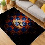 nfl chicago bears football team logo sport carpet area rug home decor living room cbw82