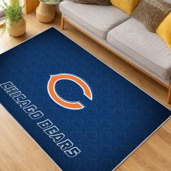 NFL Chicago Bears football Team Logo Sport Carpet Area Rug Home Decor Gift CBW85