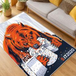 NFL Chicago Bears football Team Logo Sport Carpet Area Rug Home Decor Gift CBW96